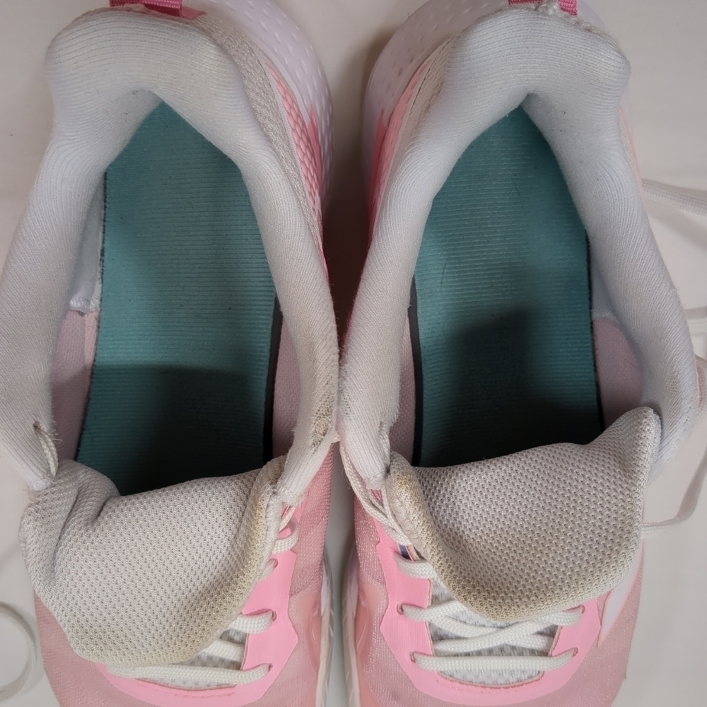 Adidas women's defiant speed, pink/ white shoes, size 10 - Picture 10 of 12